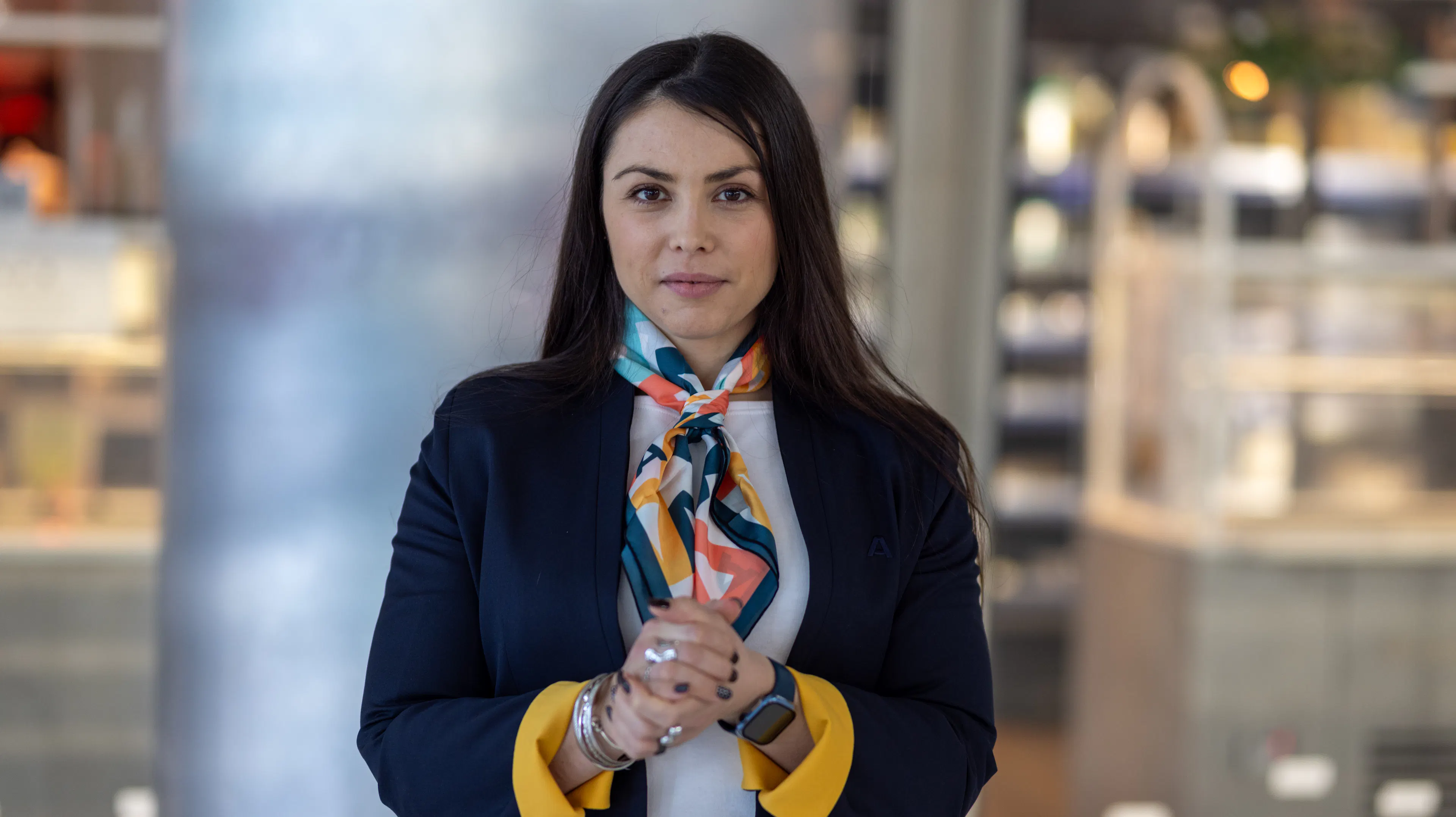 Manon Bova, cheffe hôtesse en centre de shopping chez ARMONIA