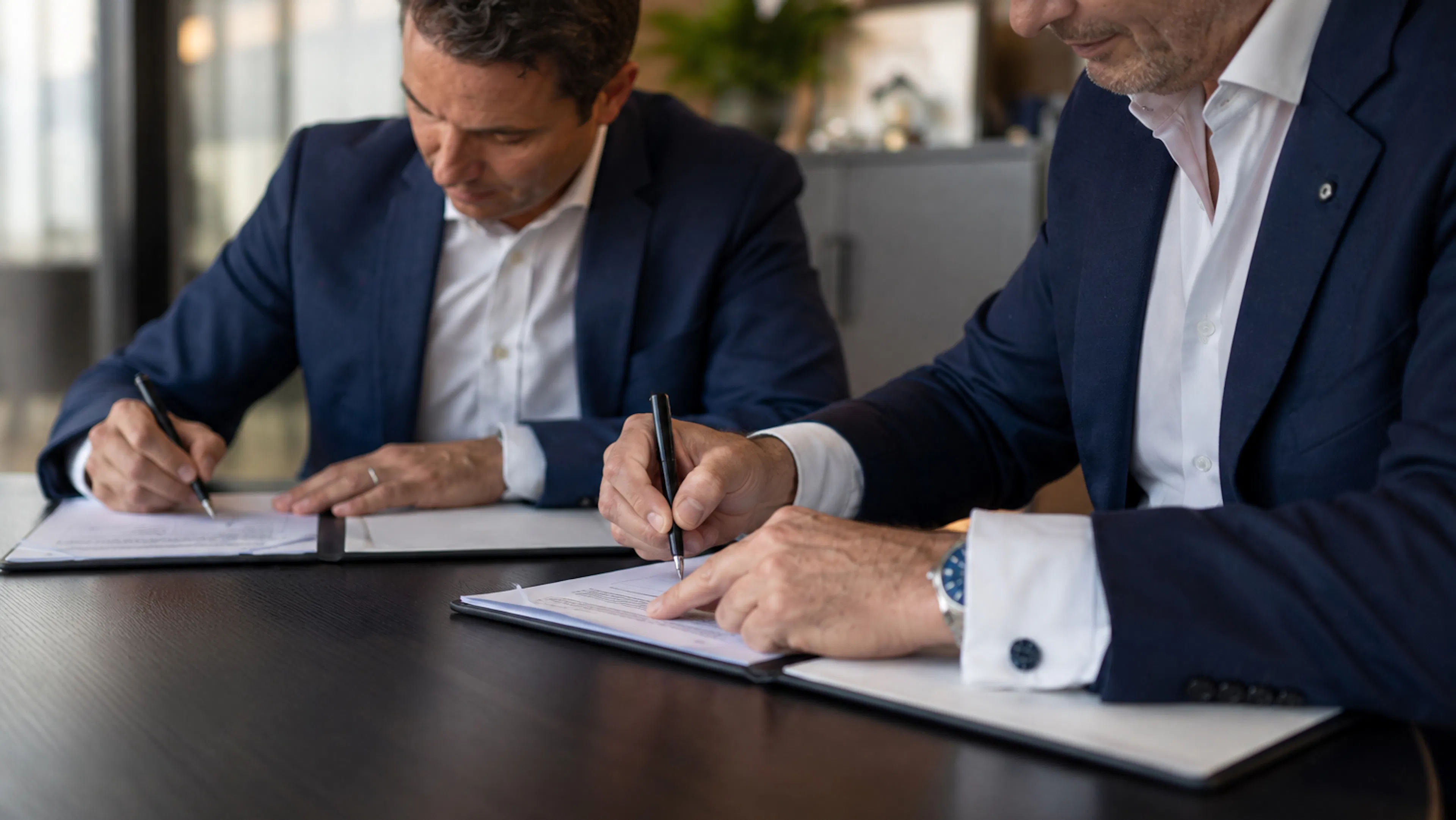 Bennoit Honnard, CEO de THA by ARMONIA et Christophe Caïs, CEO de CXG