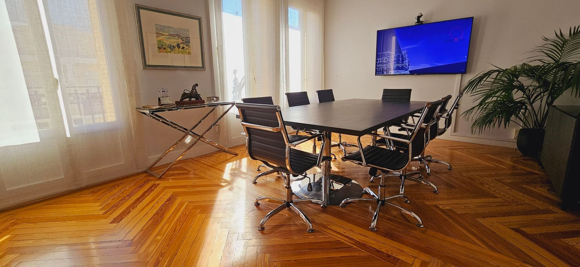 Sala de reuniones de Arroquia Abogados