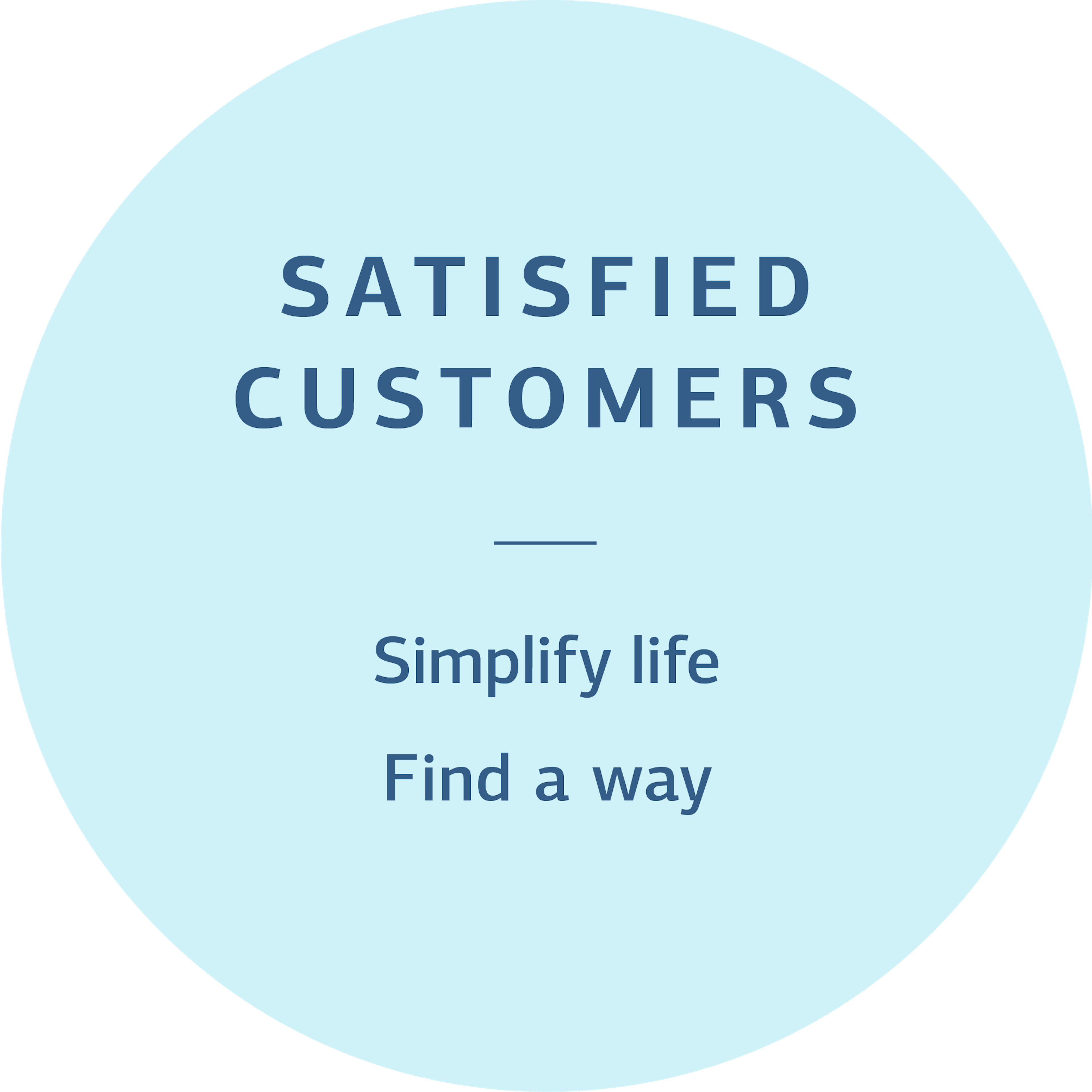 Pillar 1: Satisfied customers