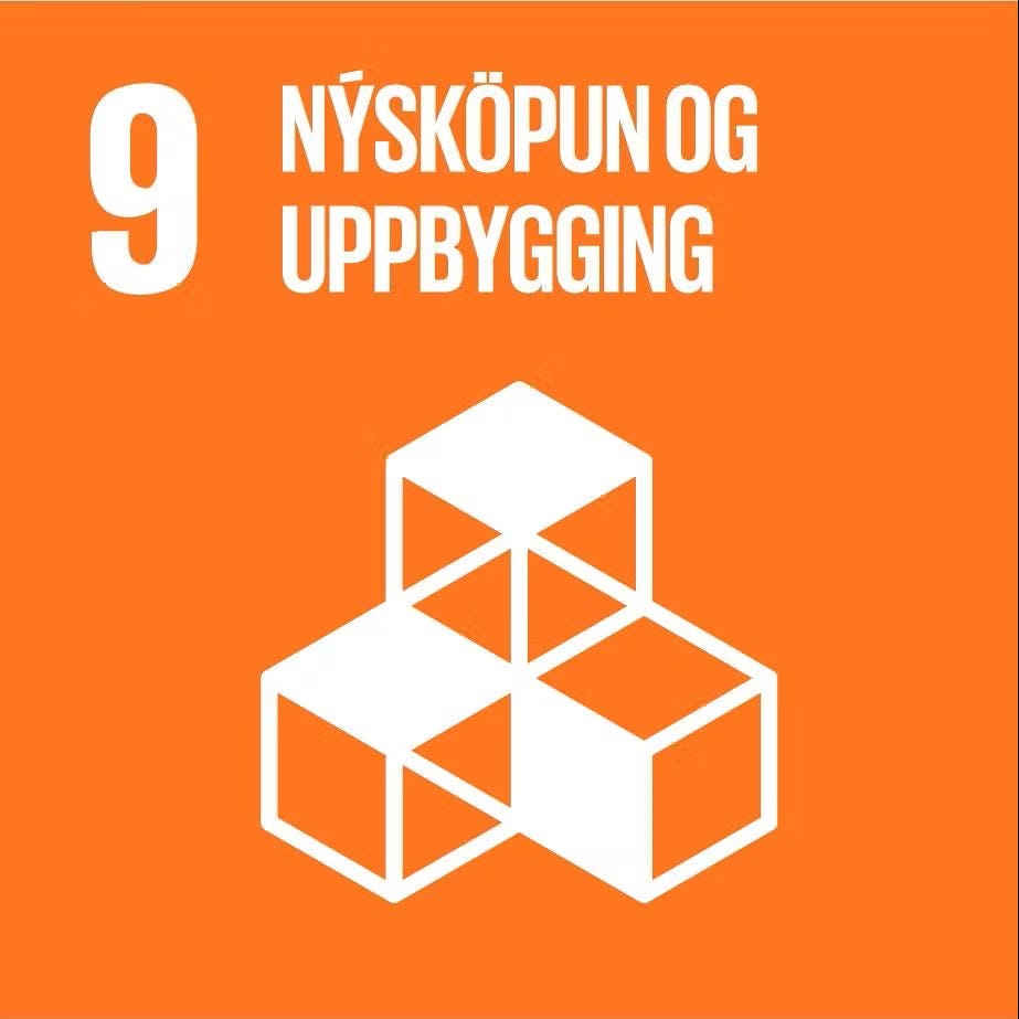 Heimsmarkmið 9 - nýsköpun og uppbygging