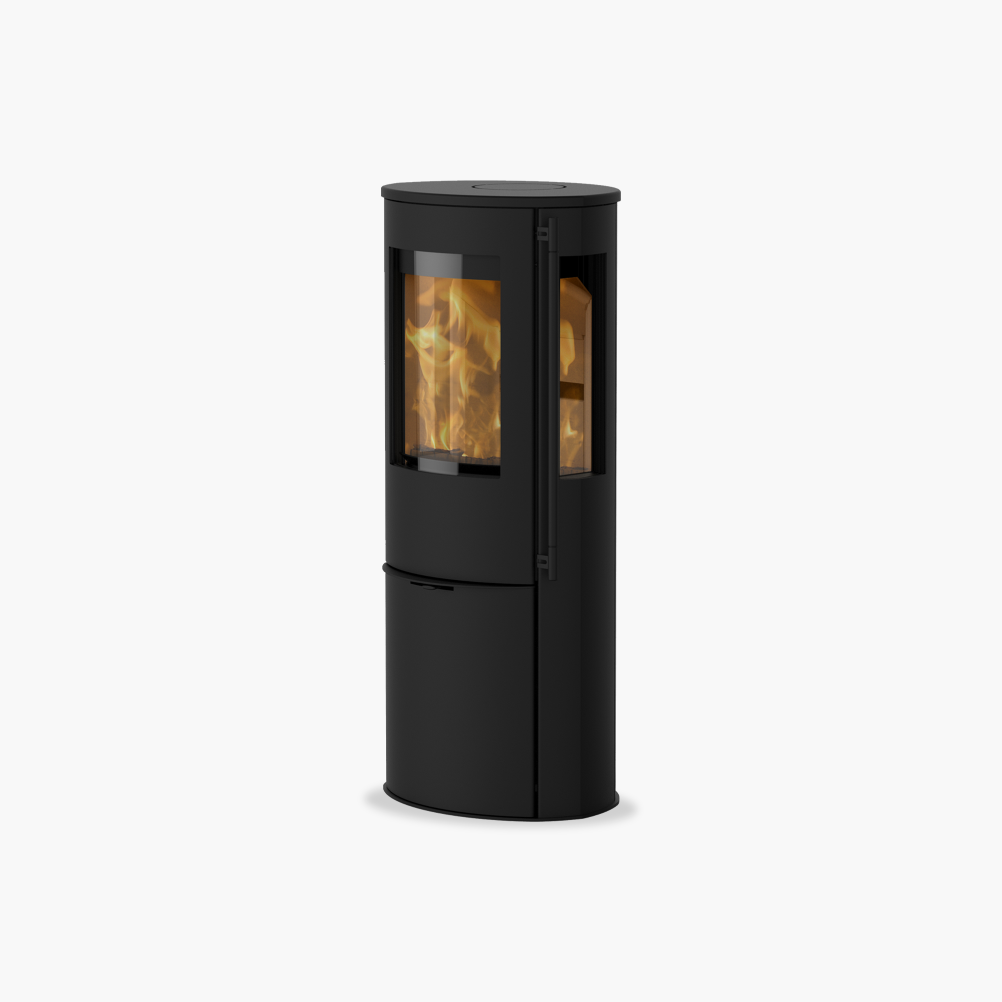 Lotus Liva 6 G – Poêle en Acier noir, chez Art-Tisons à Rossens (Fribourg)