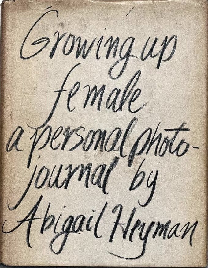 Growing Up Female a personal photo journal