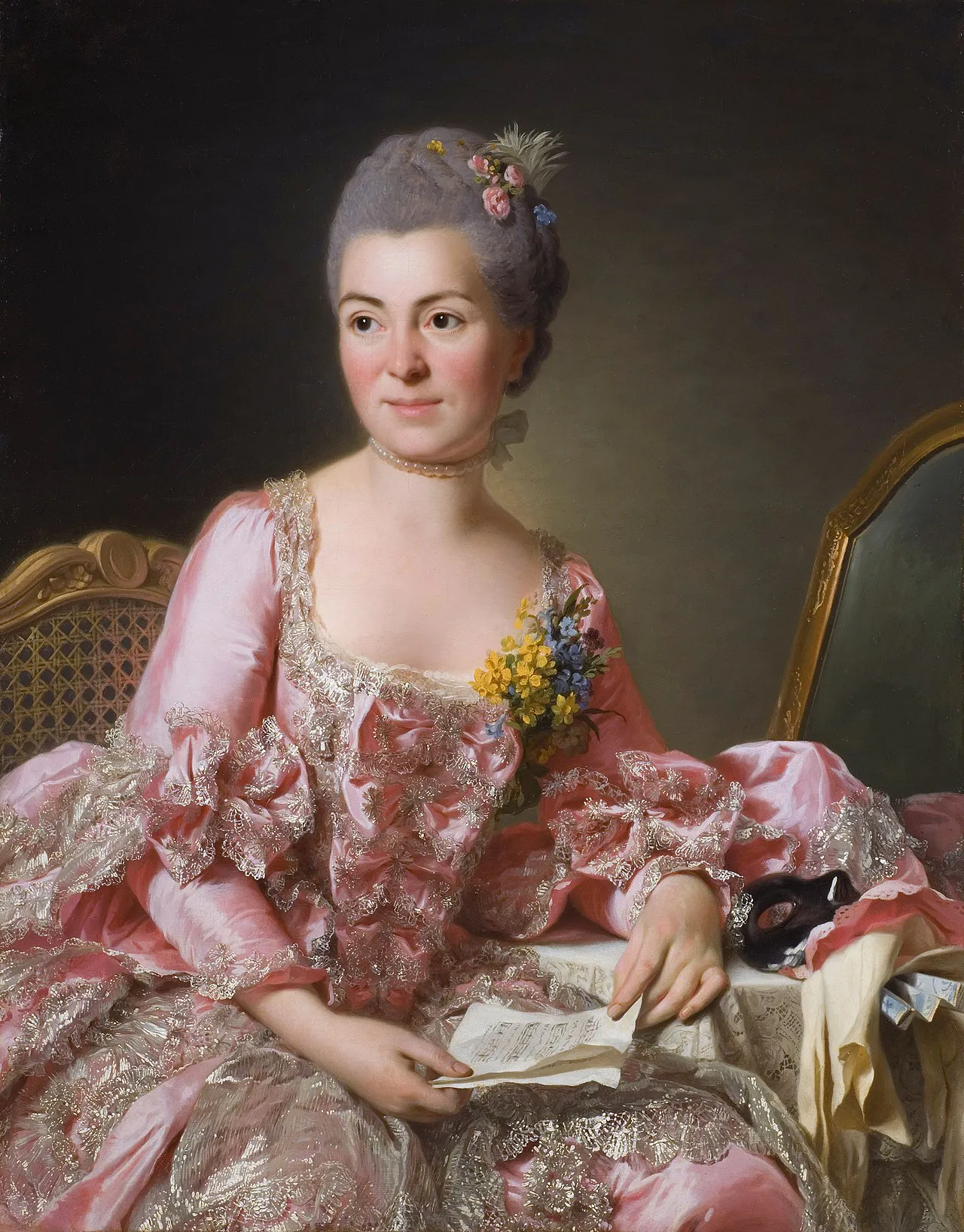 Marie-Suzanne Roslin (née Giroust), portraitiste et pastelliste, académicienne en 1770