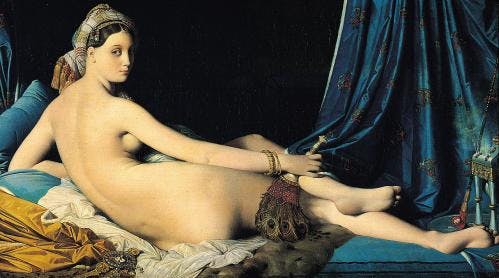 Ingres - La grande Odalisque (1814) / Huile sur toile 91x162cm / Musée du Louvre
