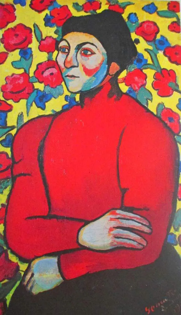 Sonia Delaunay — Philomène, huile sur toile 92×54,5 cm, 1907