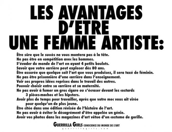 Guerrilla Girls, un combat de femmes pour les femmes artistes