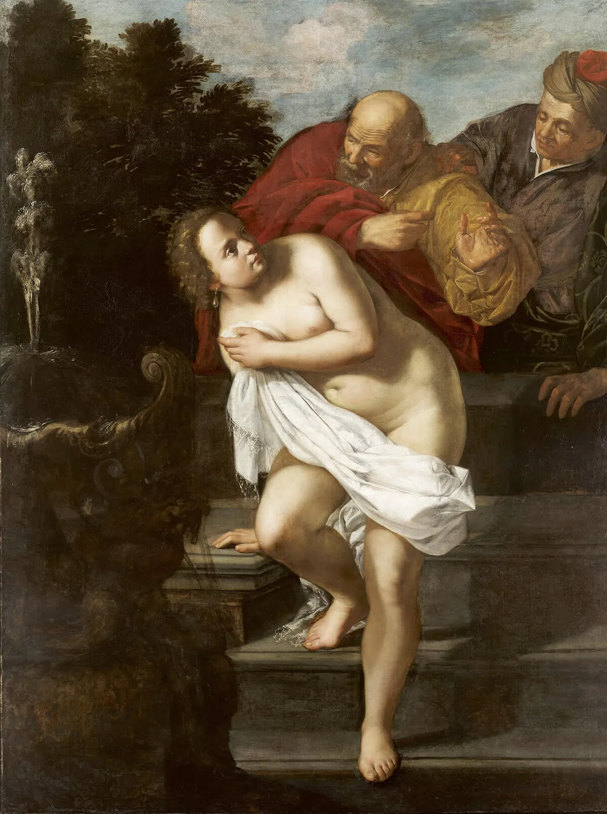 Artemisia Gentileschi, Susanne et les vieillards, après restauration, vers 1638–1639