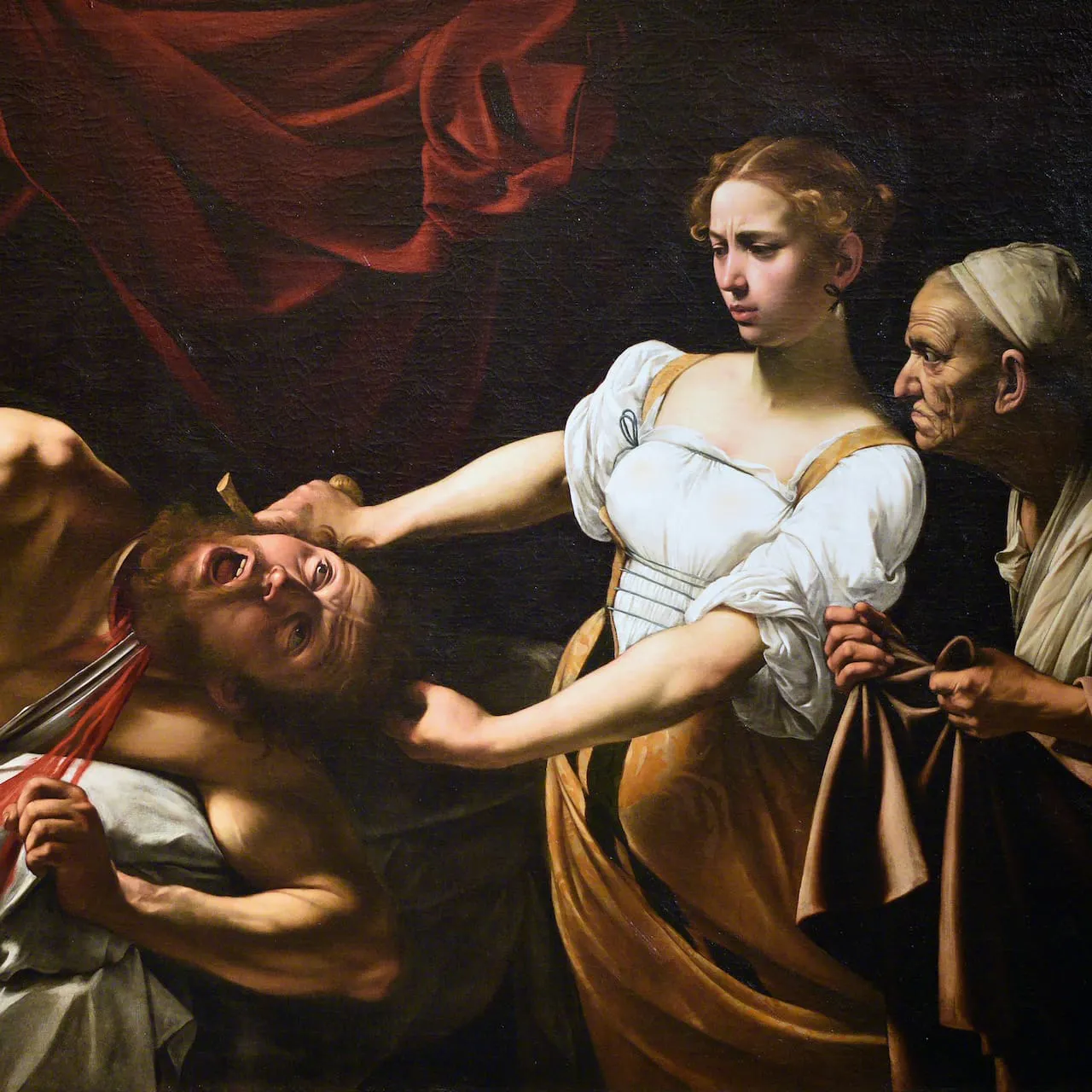 Le Caravage, “Judith et Holopherne” (vers 1598)