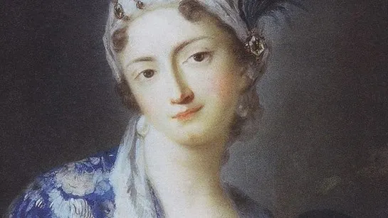 Rosalba Carriera — Felicità Sartori en costume turc, 1728-1741, Galerie des Offices, Florence