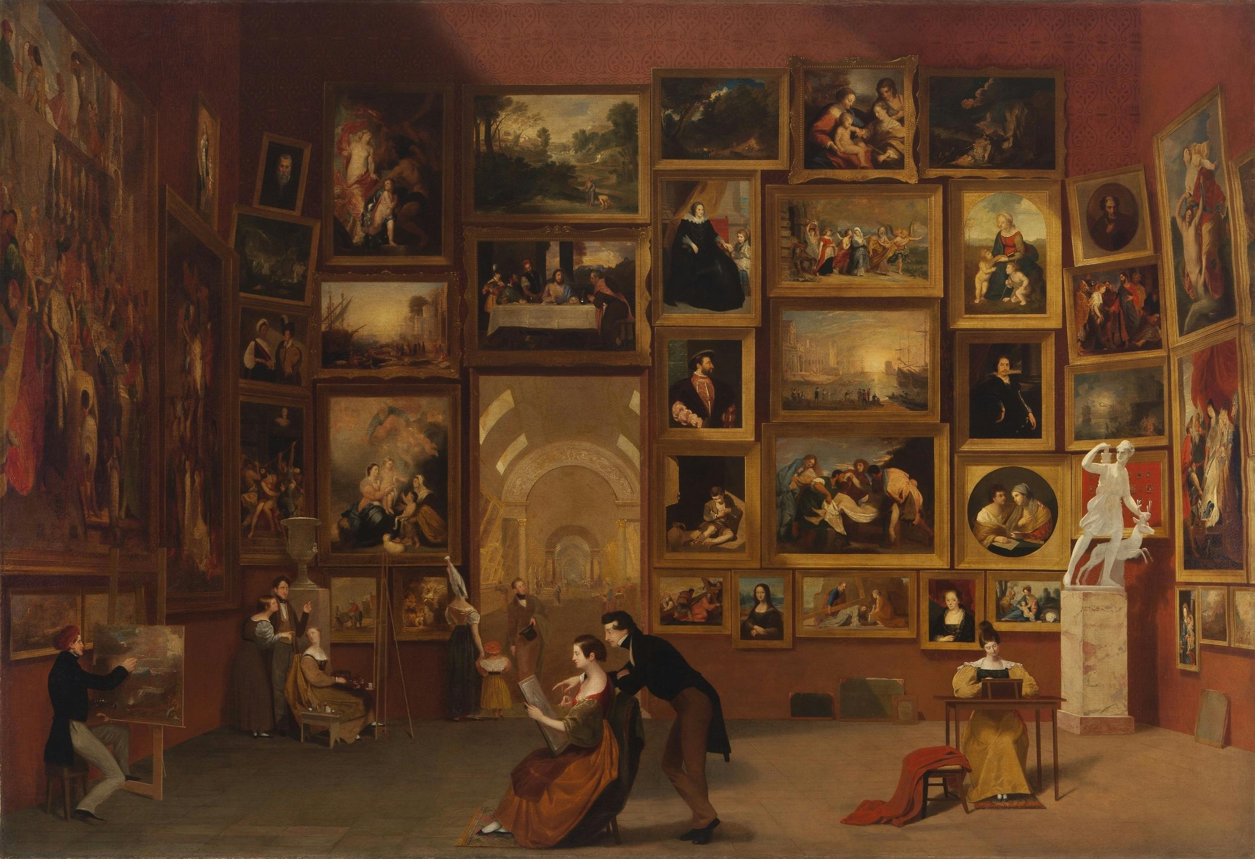 Samuel Morse's "Gallery of the Louvre", 1831-1833