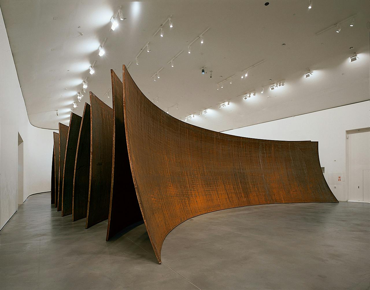 "Between the Torus and the Sphere" by Richard Serra at Guggenheim