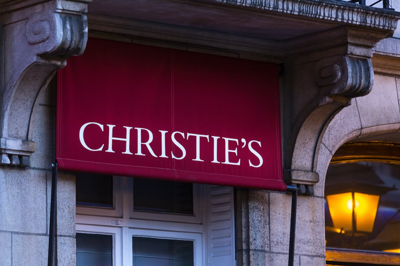 A Christies Auction House.