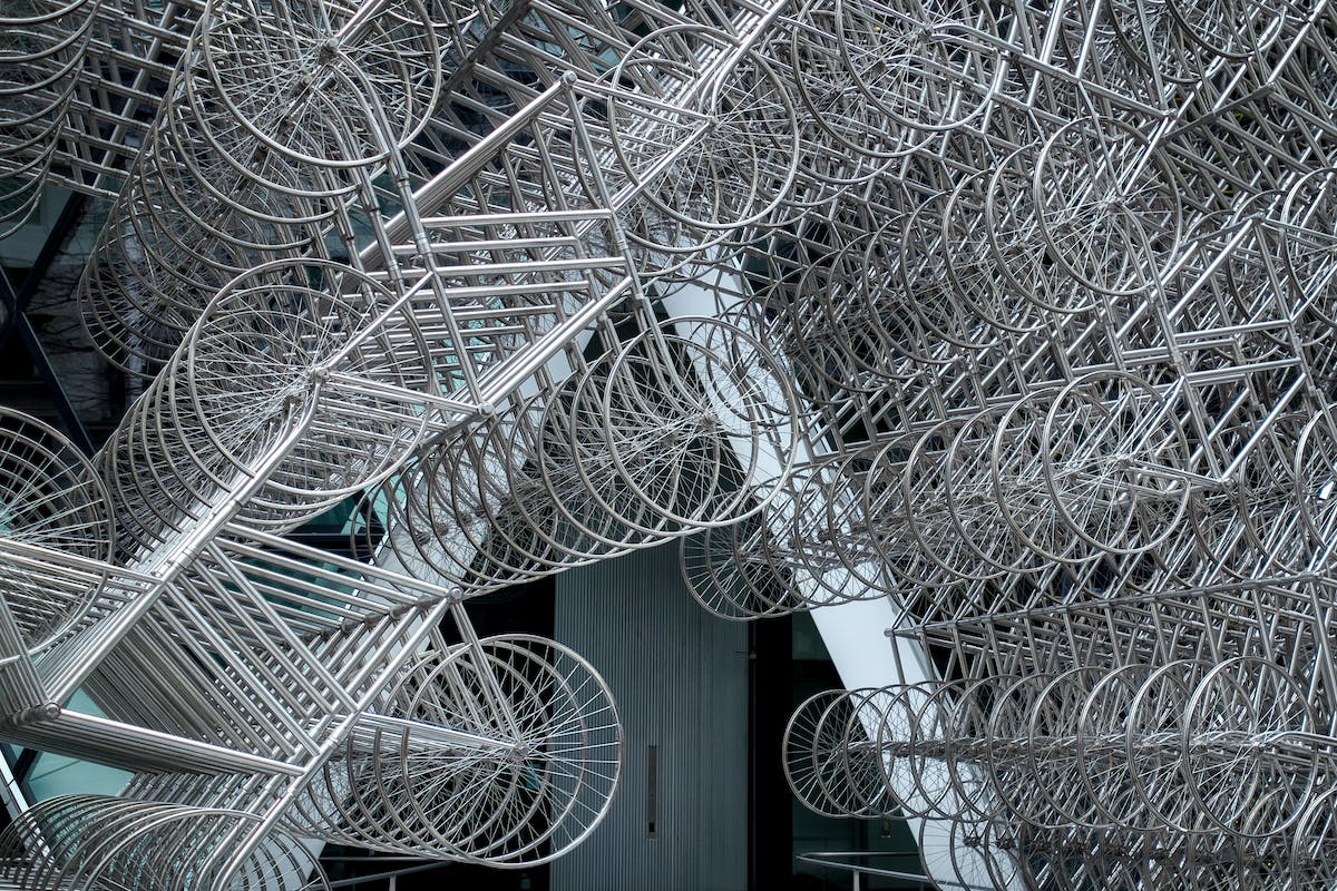 Photos of an art installation by Chinese Contemporary Artist, Ai Weiwei.