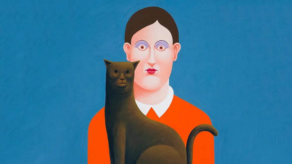 A painting by Nicolas Party