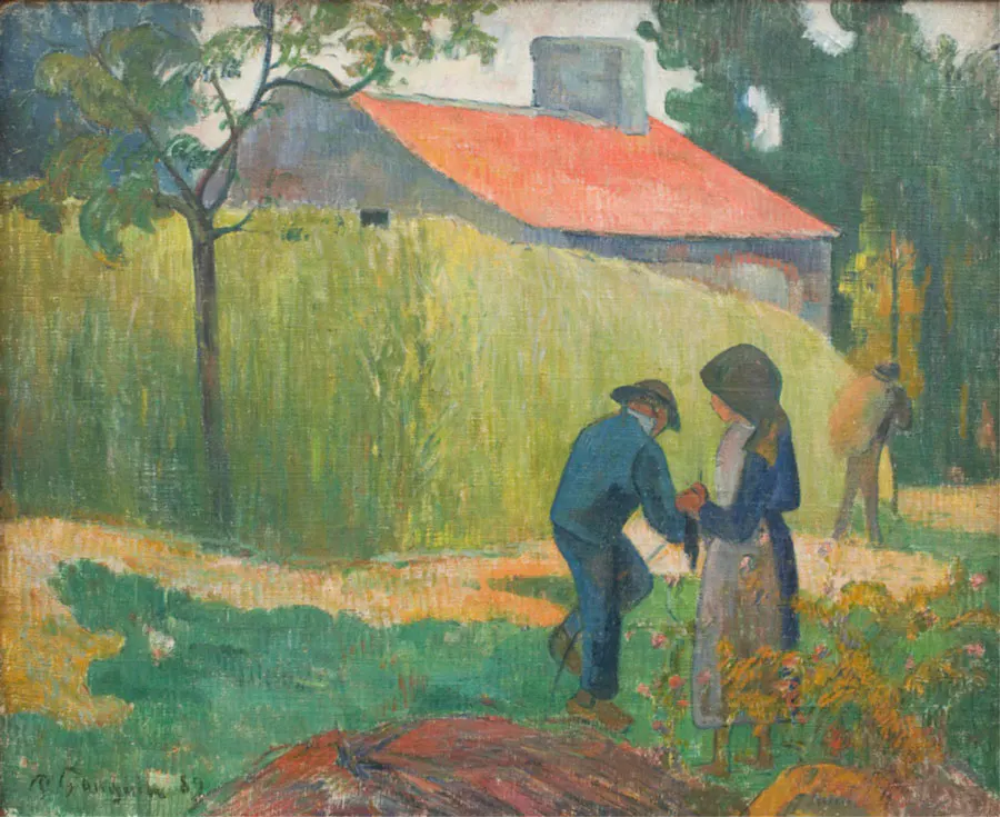 Paul Gauguin (1848-1903)
Breton et Bretonne au Pouldu, 1889
Estimation : 2 200 000 – 2 800 000 €