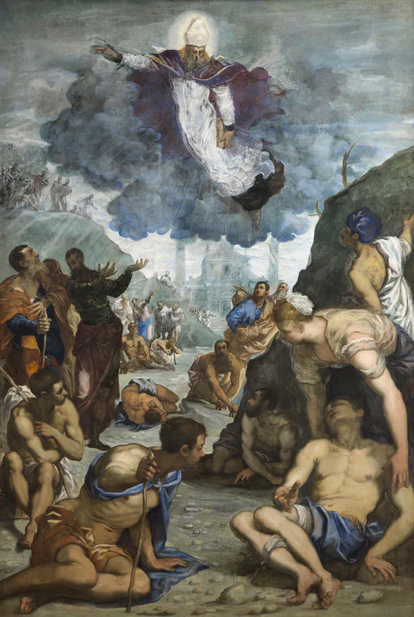 Tintoret (1518-1594)
Le Miracle de saint Augustin, 1547-1549
Huile sur toile
255 x 174,5 cm
Vicence, Museo Civico di Palazzo Chiericati 