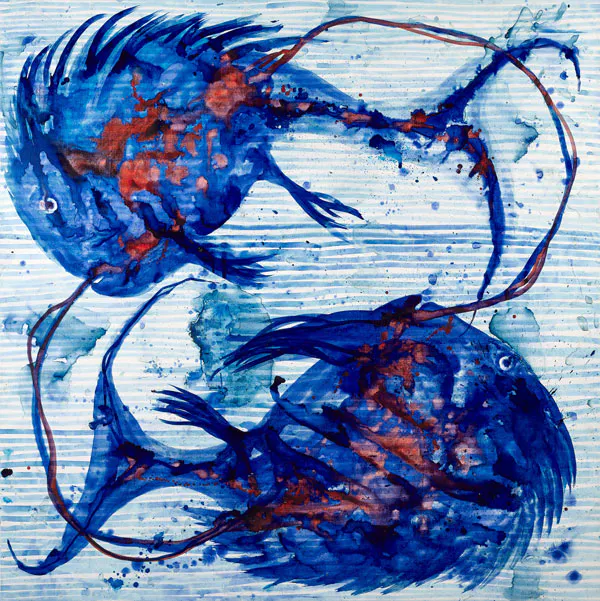 Barthélémy Toguo (né en 1967)
Partage XVI, 2021
Acrylique et encres sur toile
212 x 211 cm
Estimation : 15 000 - 25 000 € / 165 000 - 275 000 MAD