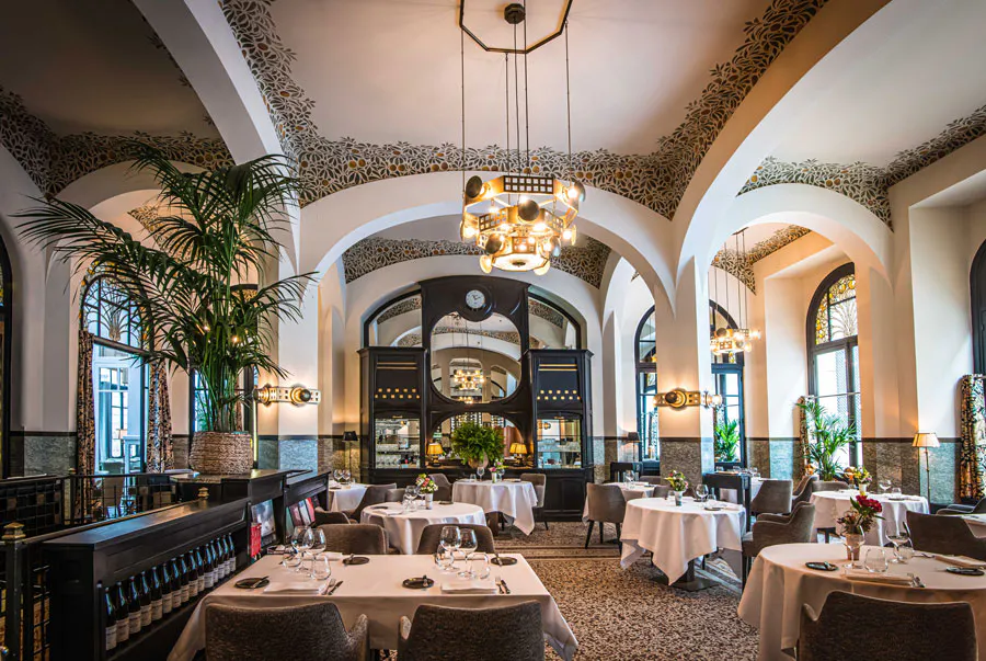 Vue du restaurant Les Climats, rue de Lille à Paris (2013-2023)
© Olivier Sochard 
