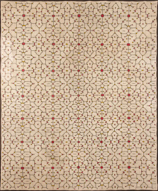 Sara et Juana Flores
Sans titre (textile kéné), 1990
Teintures végétales sur toile de coton sauvage
Estimation : 10 000 – 15 000 € 