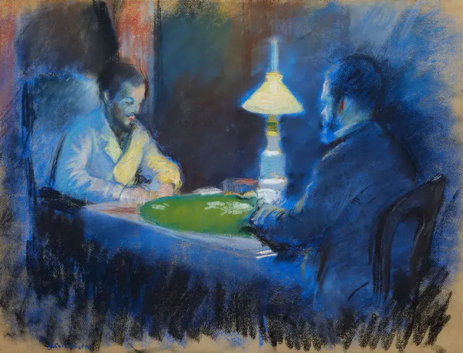 Gustave Caillebotte (1848-1894)
La partie de cartes, circa 1876
Estimation : 300 000 – 400 000 €