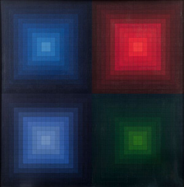 Victor Vasarely (1906-1997) Arcturus II, 1964-1965 Acrylique sur toile  160 x 160 cm Mise à prix : 120 000 € 