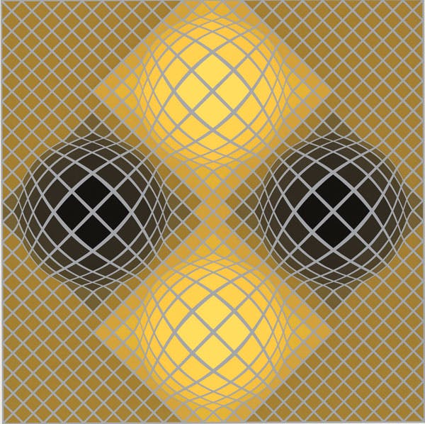 Victor Vasarely (1906-1997) Olla, 1988 Sérigraphie 80 x 70 cm Mise à prix : 700 €