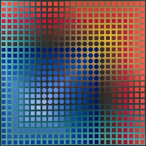 Victor Vasarely 
Vascoeuil - 1967-70 
Estimation : 150 000 - 250 000 €