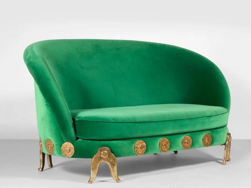 Elisabeth Garouste (born 1946) & Mattia Bonetti (born 1952) sofa “Alan”, 1990