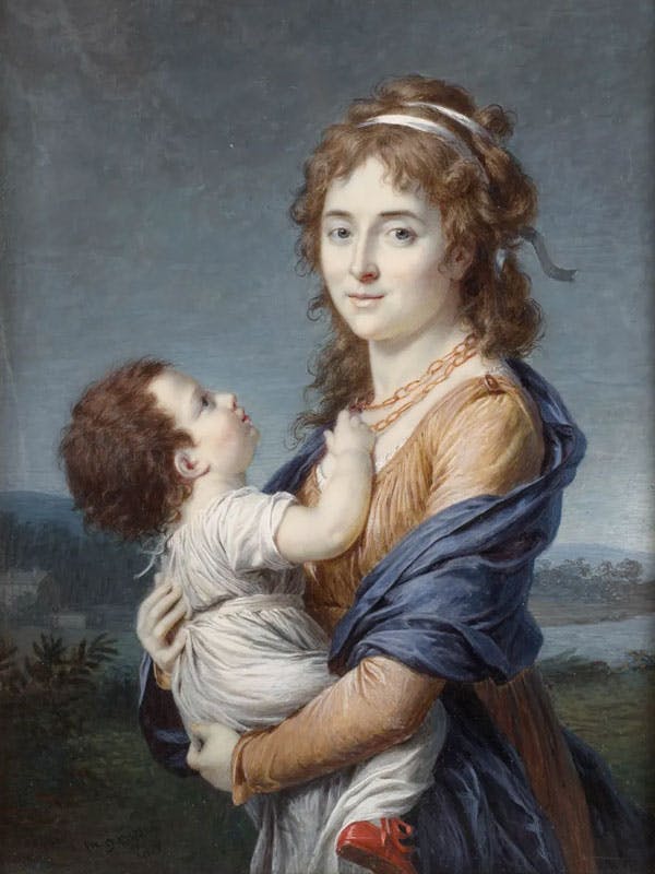 Marie-Gabrielle Capet (1761-1818)  Portrait de la baronne Dannery