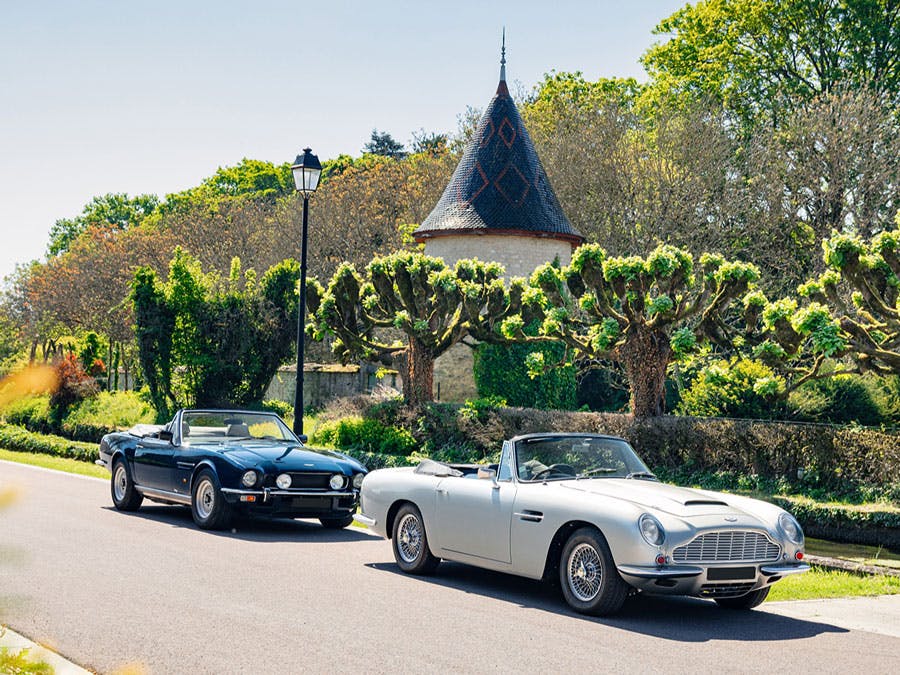 1969 Aston Martin Db6 Volante 
1987 Aston Martin V8 Volante