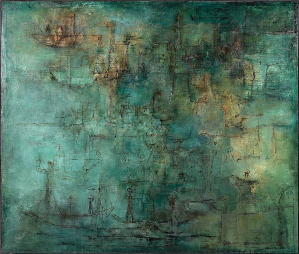 Zao-Wou-Ki (1920-2013)
Ville verte, mai 1952
Vendu 3 522 400 €
