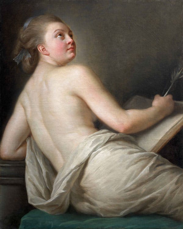 Élisabeth Louise Vigée Le Brun (1755 - 1842) 
Allégorie de la Poésie 
Huile sur toile 
80 x 65 cm 
Estimation : 80 000 - 120 000 €