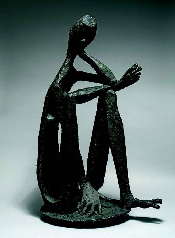 Robert Couturier (1905-2008)Jeune fille lamelliforme, 1950 Bronze115 x 45.5 x 70 cm Courtesy Galerie Dina Vierny © Jean-Louis Losi. 