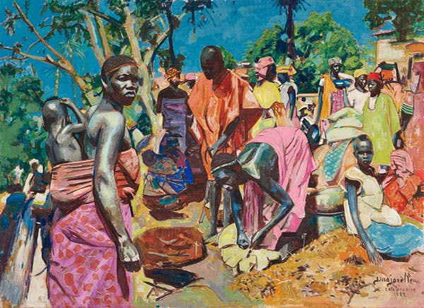 Jacques Majorelle (1886-1962)
Marché, Côte d’Ivoire, 1952
Estimation : 100 000 - 150 000 €