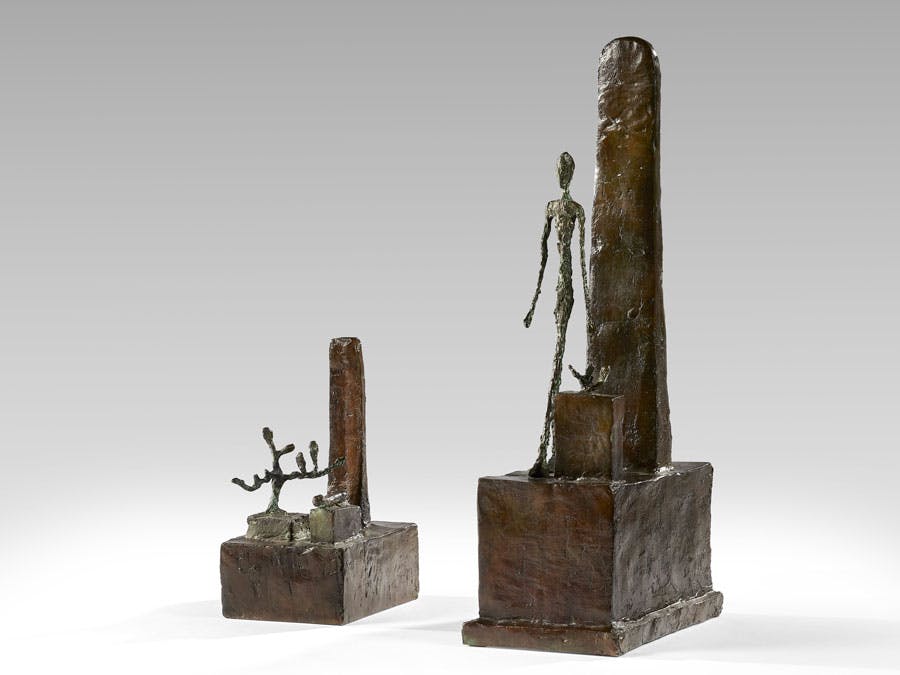 Alberto Giacometti (1901-1966)
Ensemble de deux bronzes
1. Projet pour un monument à Gabriel Péri, 1946
2. Projet pour une place, 1946
Vendu : 2 189 600 €