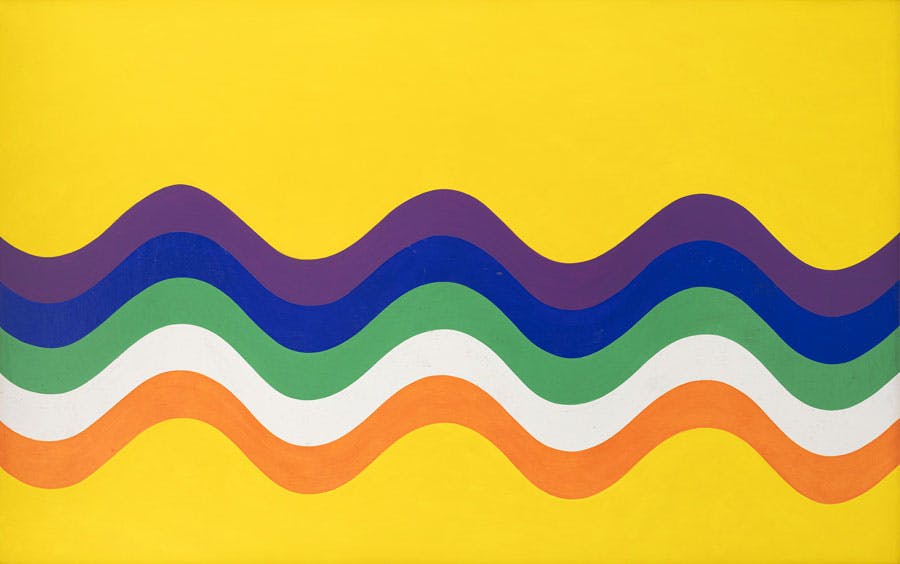 Mohamed Melehi (1936-2020)
Vague, circa 1968
Vendu 166 455 € / 1 787 400 MAD