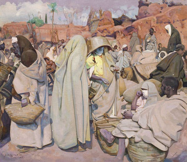 Jacques Majorelle (1886-1962)
Le Souk à Marrakech, circa 1936-1937
Vendu 370 500 € / 3 972 000 MAD
PLUS HAUTE ENCHÈRE POUR L’ARTISTE EN 2025