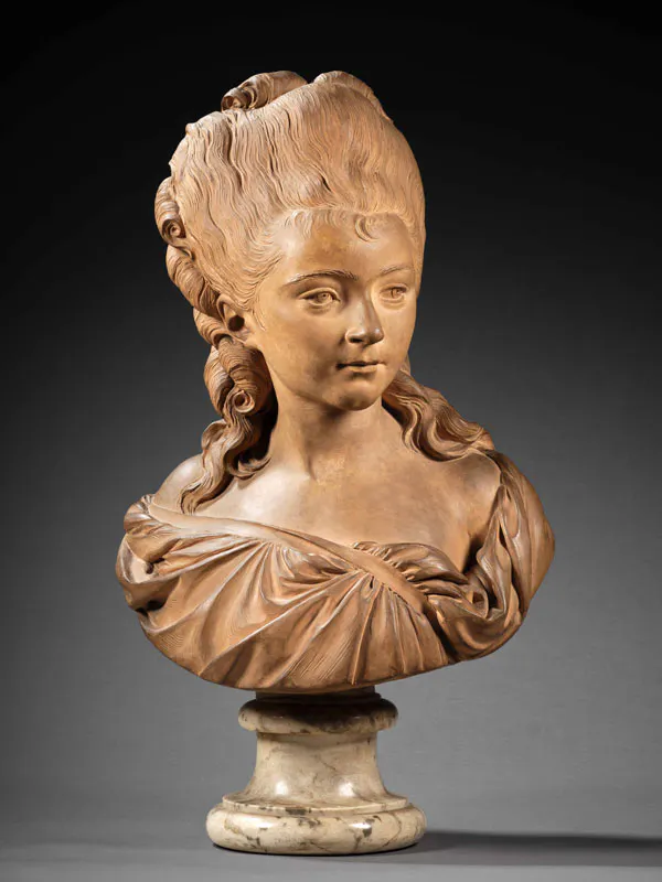 Augustin Pajou (1730-1809)
Marie-Louise-Albertine Martin à quatorze ans, future Madame François-Nicolas Delaistre
Vendu 417 060 €