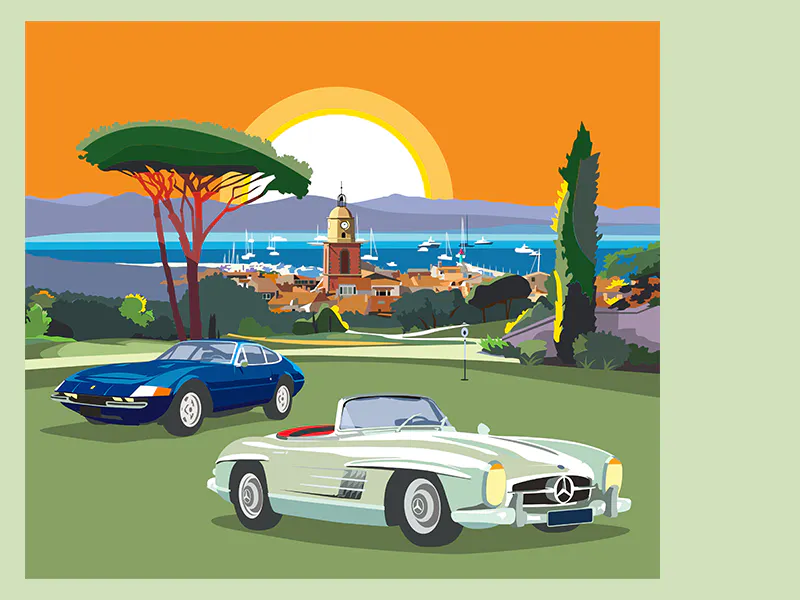 <h1>Cet été à Saint-Tropez : Enki Bilal & Artcurial Motorcars</h1>