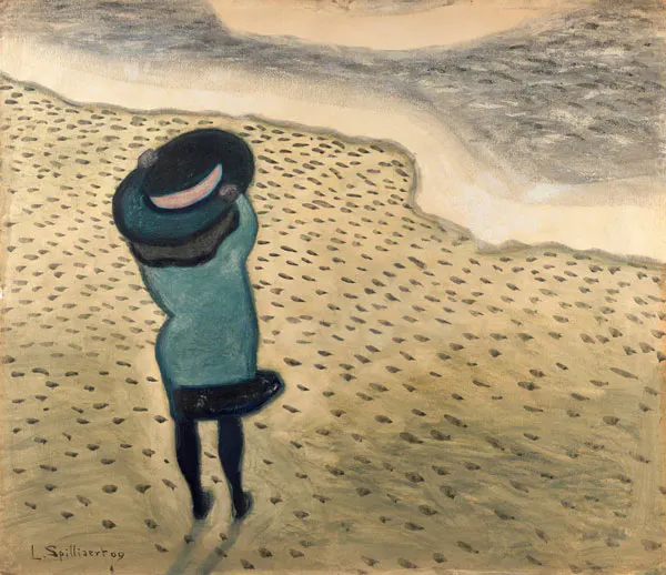 Léon Spilliaert (1881–1946)
Fillette au grand chapeau, bord de mer, 1909
Estimation : 300 000 – 400 000 € 