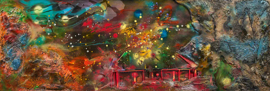Rammellzee (né en 1960)
The Coming of Zee, 1984 
Vendu 397 200 €