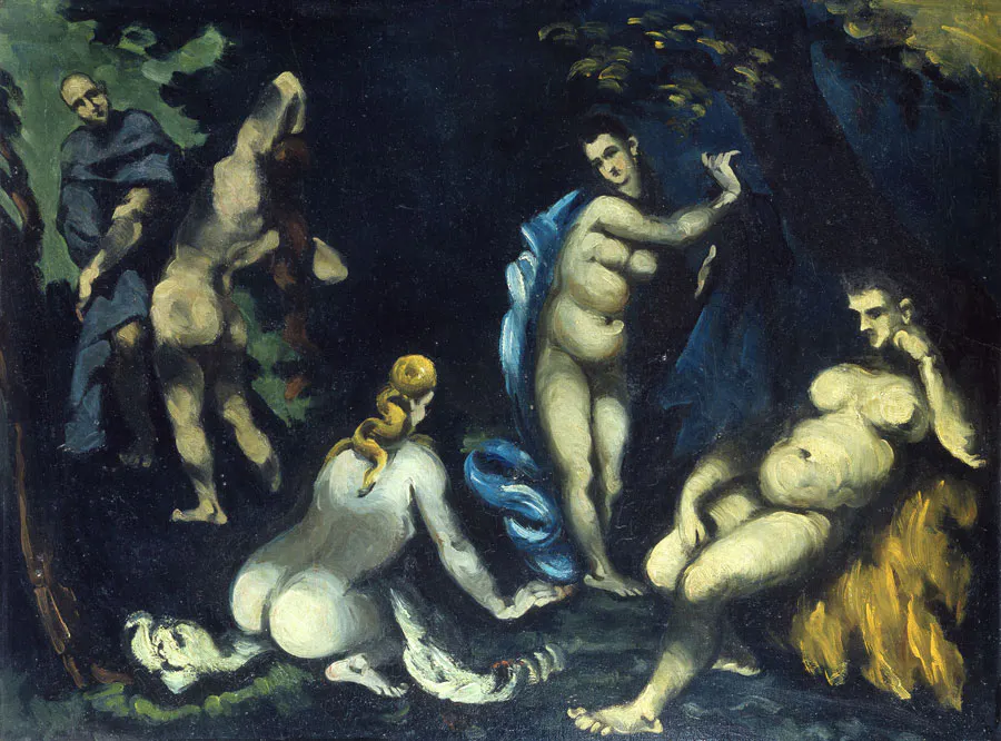 Paul Cézanne (1839-1906)
La Tentation de saint Antoine, circa 1870
Huile sur toile
57 x 76 cm
Zurich, Kunsthaus Zürich, dépôt de la Collection Emil Bührle