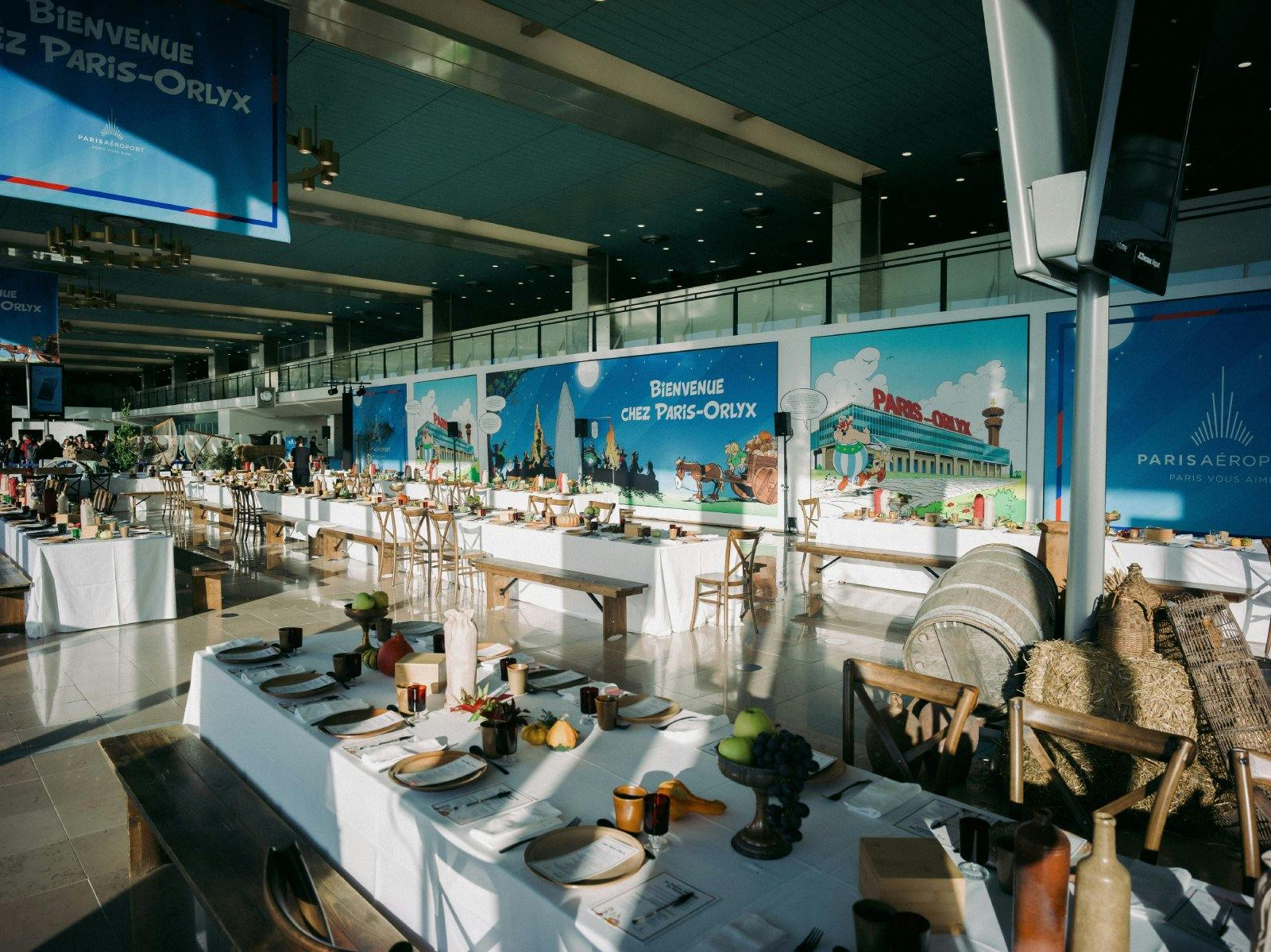 Astérix Obélix banquet Paris Orlyx Lusitanie ©Antoine Doyen