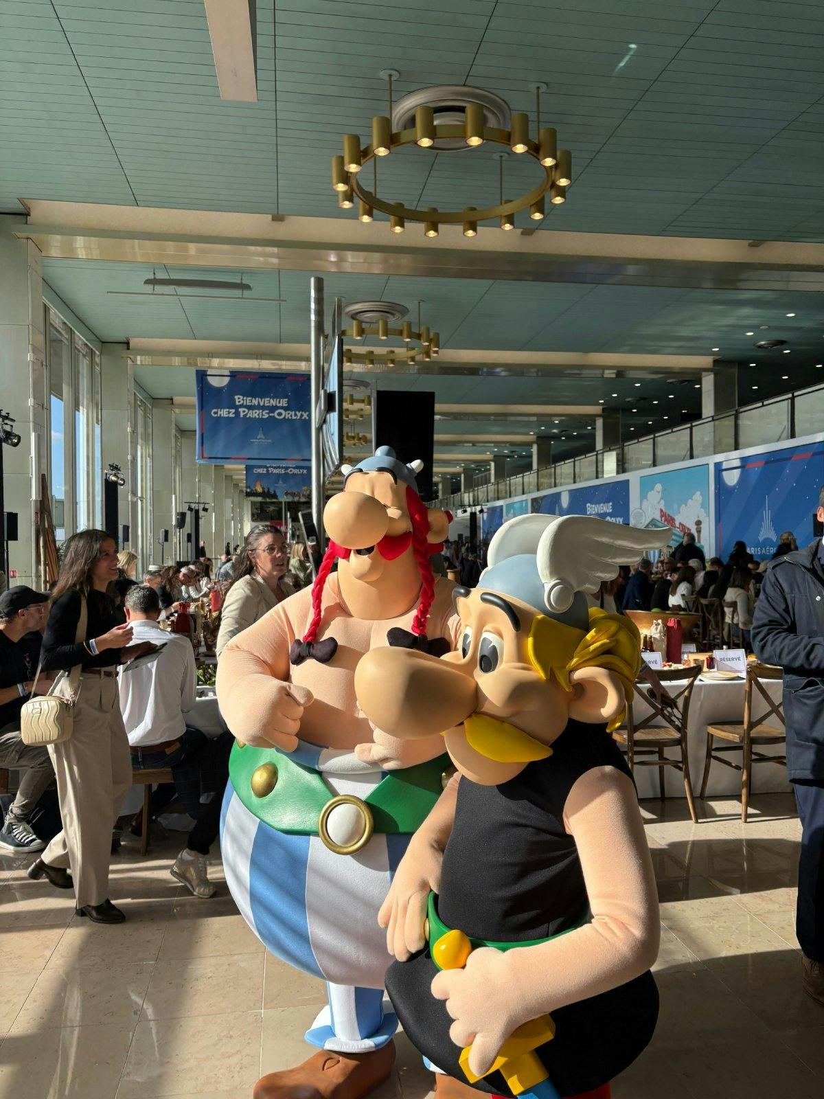 Astérix Obélix banquet Paris Orlyx Lusitanie