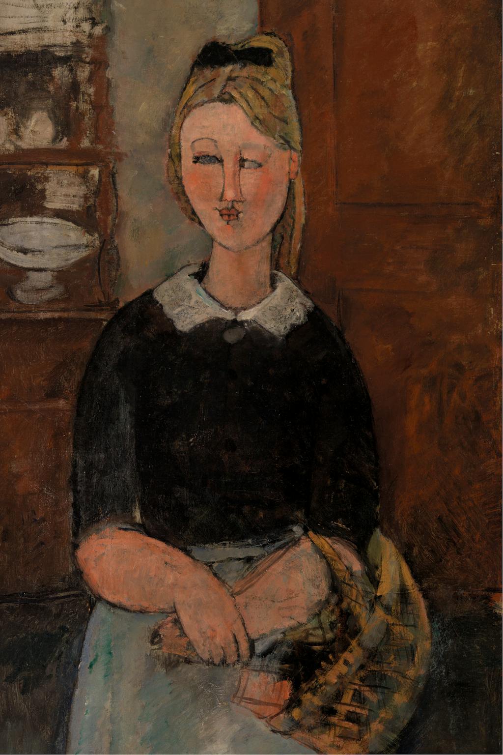 Amedeo Modigliani. The Pretty Housewife (La Jolie ménagère), 1915. The Barnes Foundation, BF327