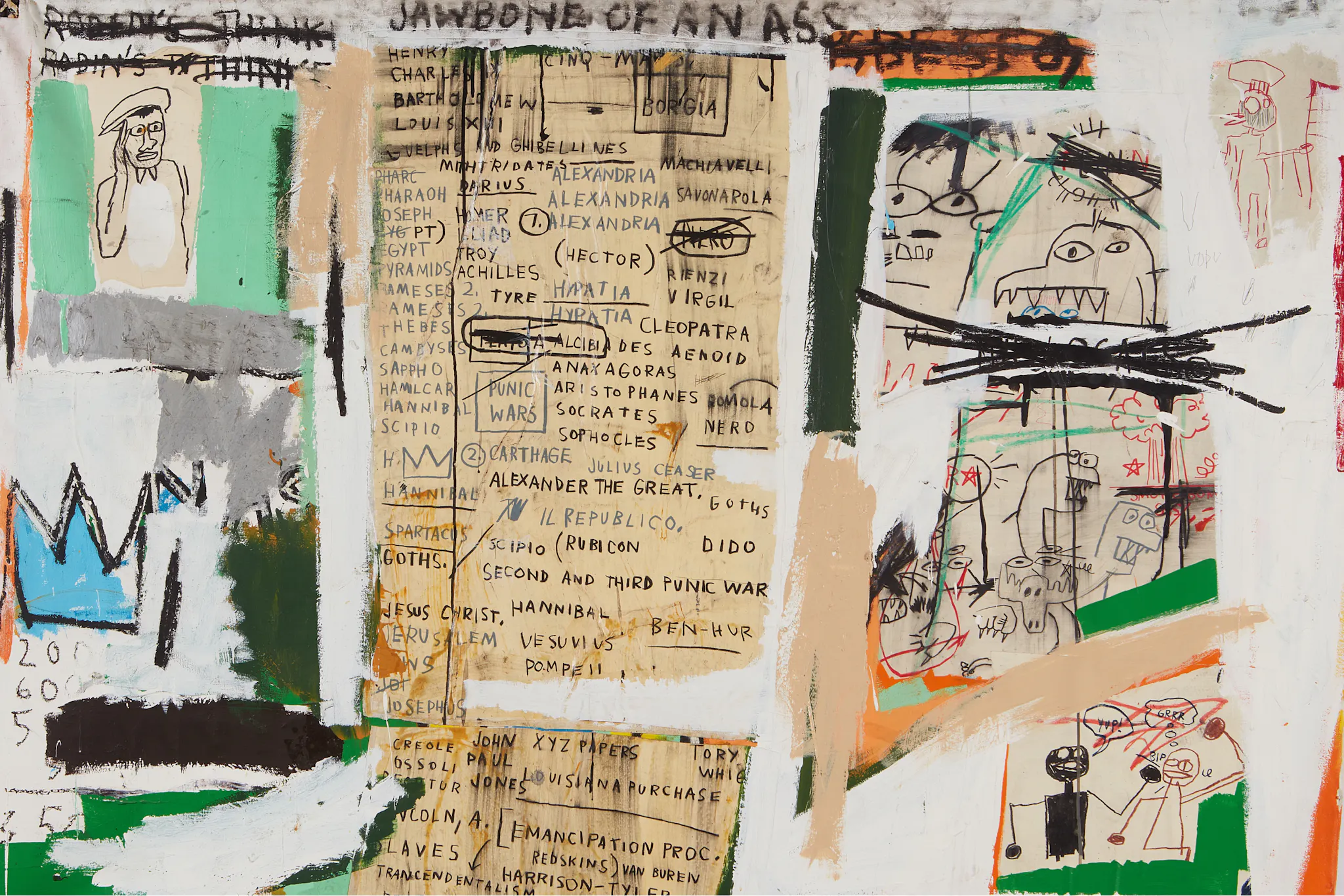 Jawbone of an Ass, 1982 © The Estate of Jean-Michel Basquiat Licensed by Artestar, New York