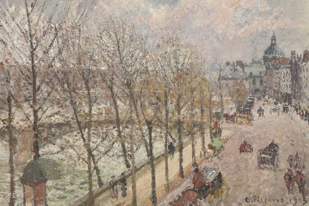 Camille_Pissarro - Le Quai Malaquais et l'Institut (1903)