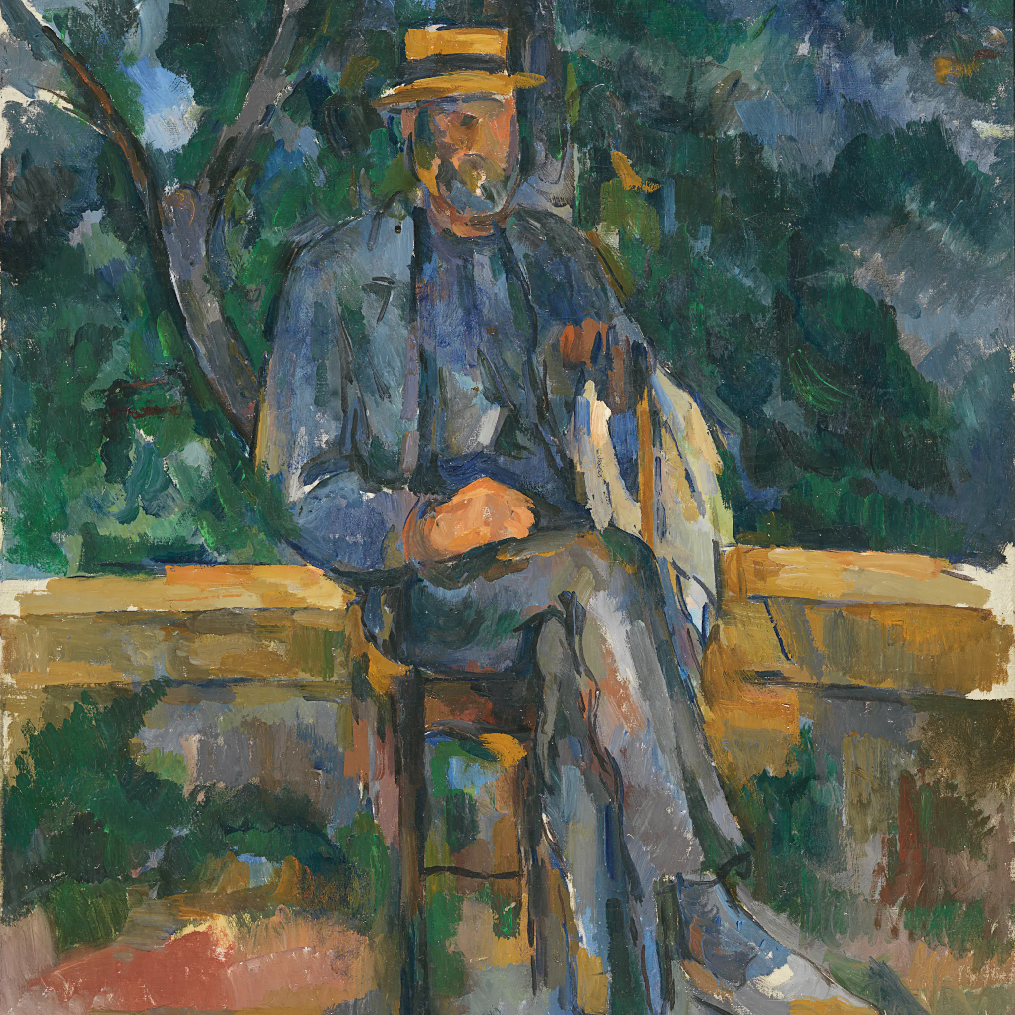 Paul Cezanne Seated Man 1905-6