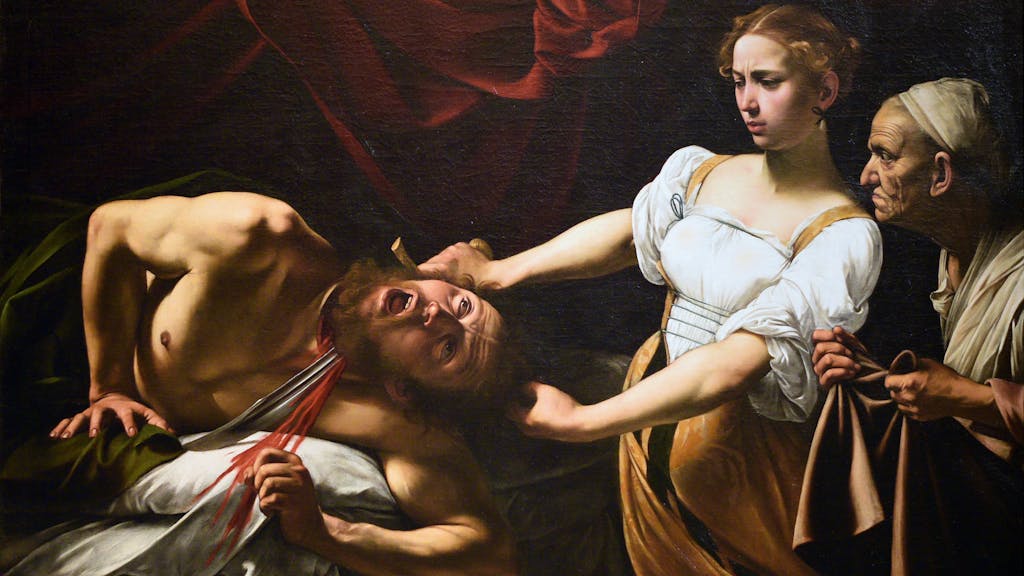 Caravaggio, Judith Beheading Holofernes, ca. 1599, Palazzo Barberini